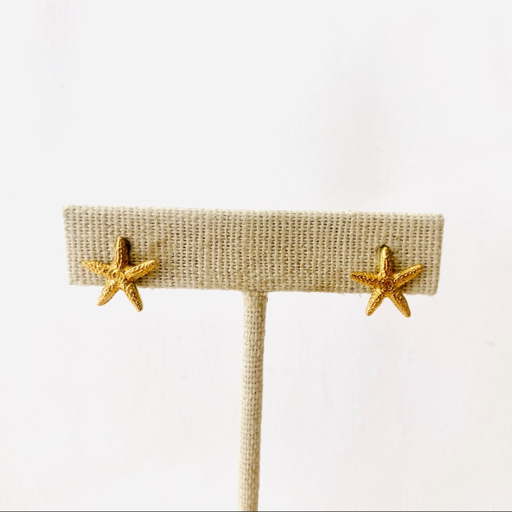 Starfish Earrings Catherine Weitzman Gold Vermeil
